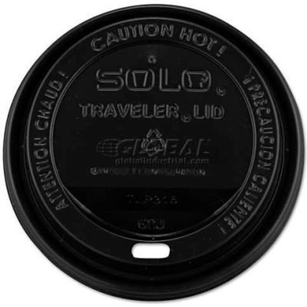 Solo SOLO® Traveler Drink-Thru Lids, 10-24 Oz. Cups, Black SCC TLB316